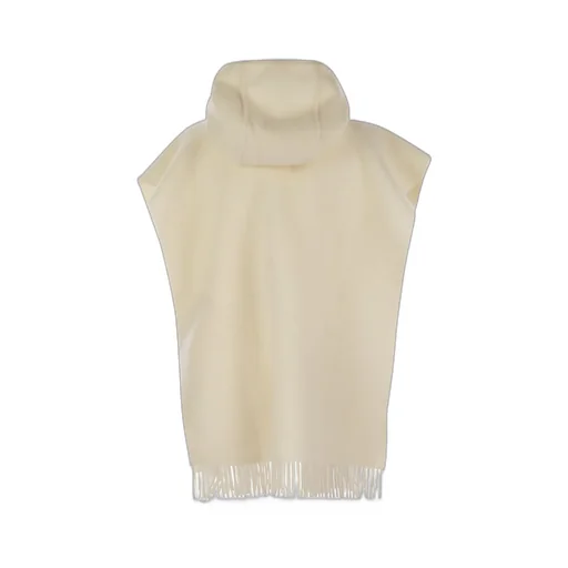 Hooded Fringed Poncho