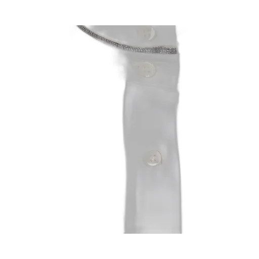 Monili-Detailed Button-Up Poplin Shirt