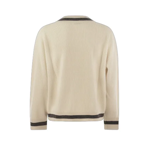 V-Neck Knitted Jumper