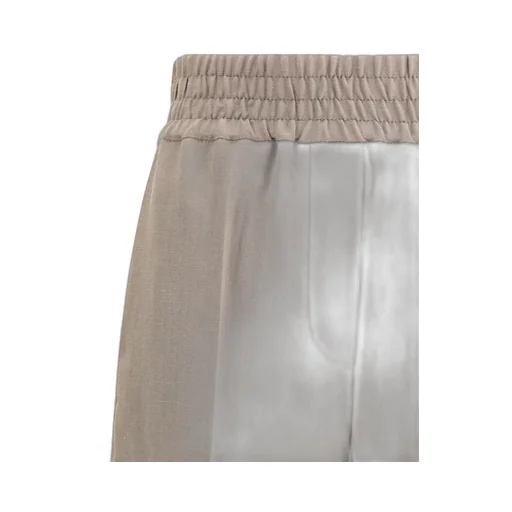 Fluid Twill Baggy Pull-On Trousers