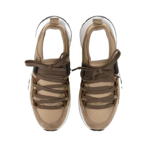 Chunky-Sole Lace-Up Sneakers