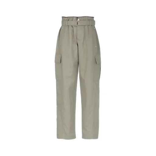 High Waist Belted Trousers