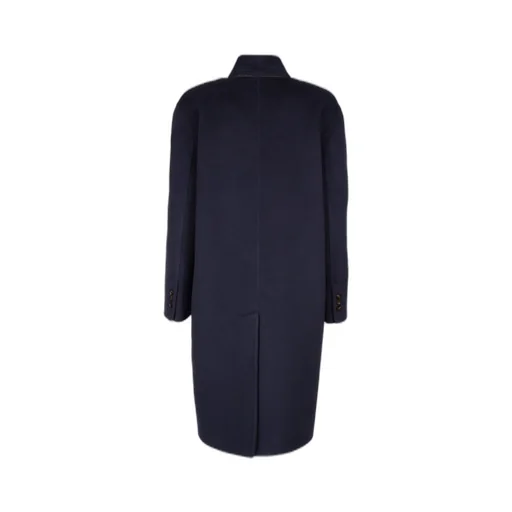 High-Neck Buttoned Coat