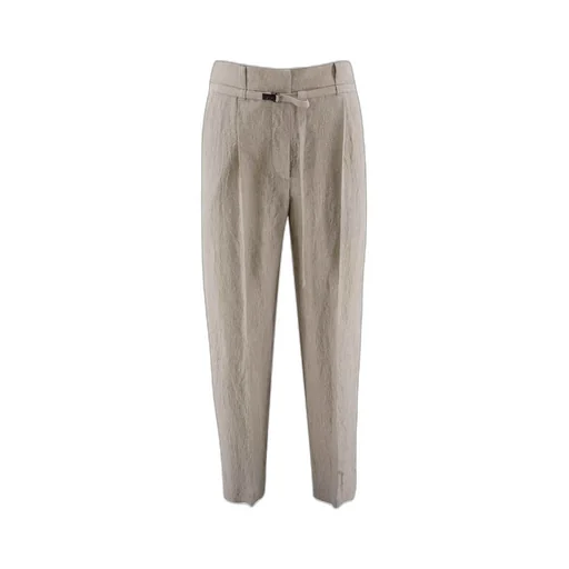 Cropped Tapered Trousers