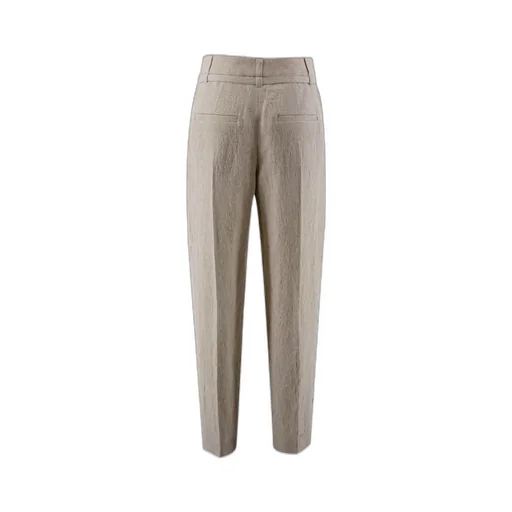 Cropped Tapered Trousers
