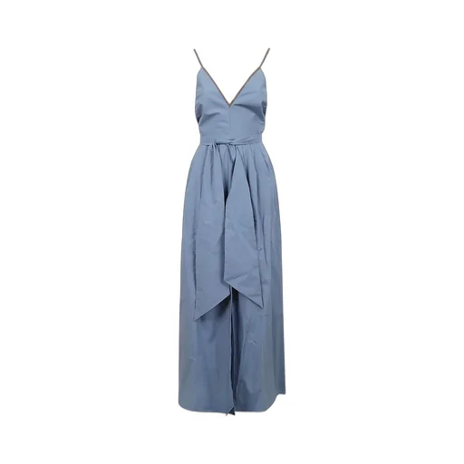 V-Neck Sleeveless Dress
