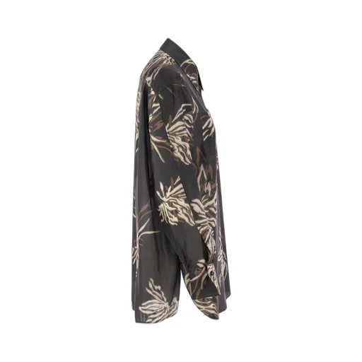 Abstract Printed Buttoned Shirt