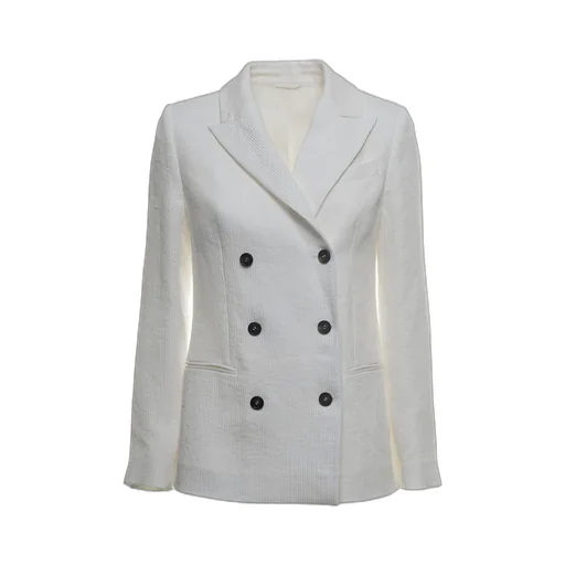 Double Breasted Long-Sleeved Blazer