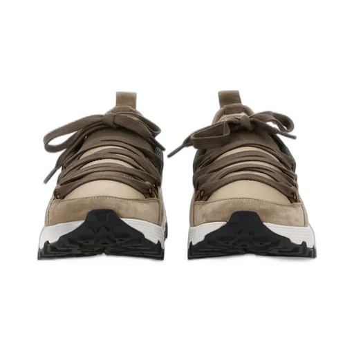 Chunky-Sole Lace-Up Sneakers