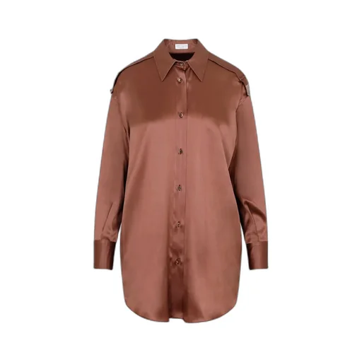 Button-Up Oversized-Fit Shirt