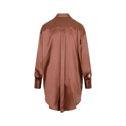 Button-Up Oversized-Fit Shirt