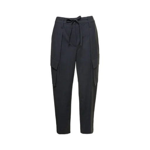 Cropped Tailored Trousers