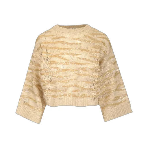 Sequin Embellished Knitted Jumper