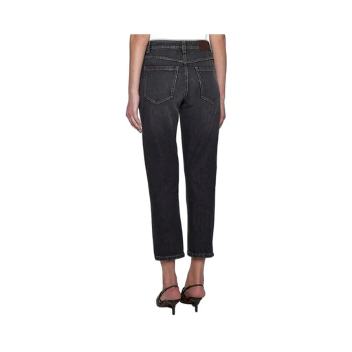 Logo Patch Straight Leg Jeans