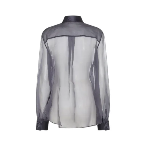 Buttoned Long-Sleeved Top