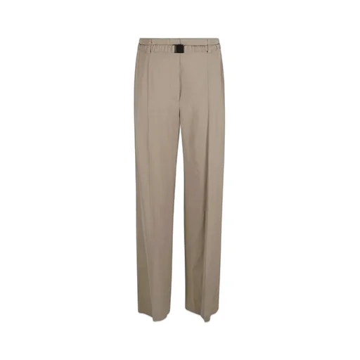 Fluid Wool Straight Leg Trousers