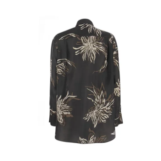 Abstract Printed Buttoned Shirt