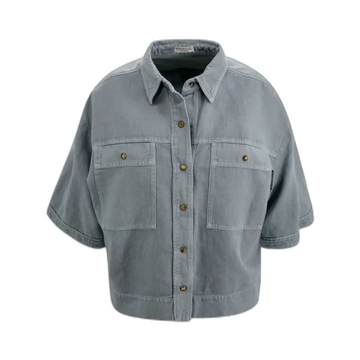 Short Sleeved Cropped Shirt