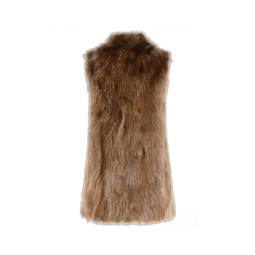 Sleeveless Fur Coat