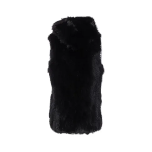Hooded Fur Vest