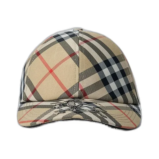 Checked Baseball Cap