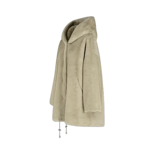 Hooded Faux Fur Jacket