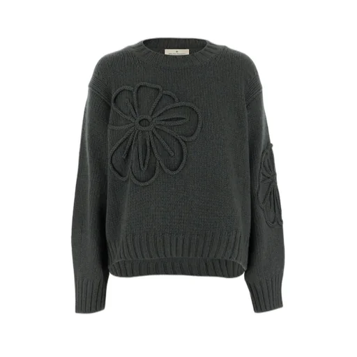 Floral Knit Sweater