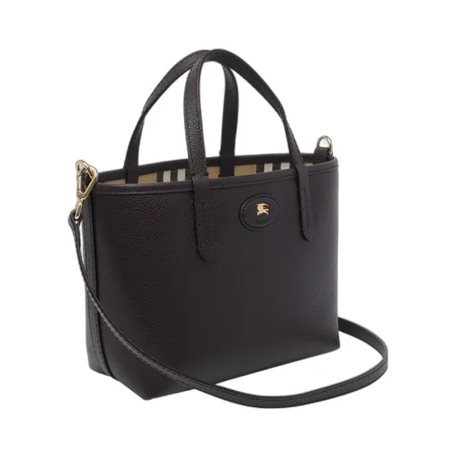 Mini Bloomsbury Reversible Checked Top Handle Bag