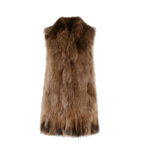 Sleeveless Fur Coat
