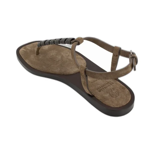 Detailed Thong Sandals