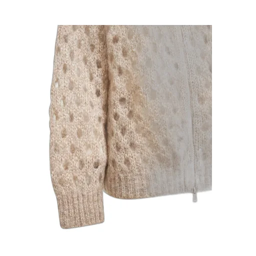 Zip-Up Hooded Cardigan