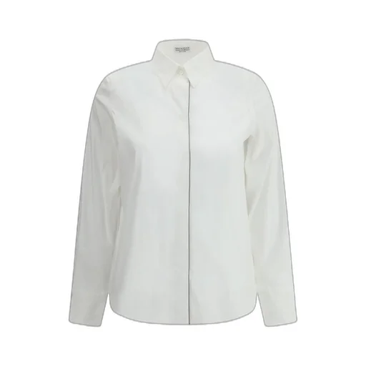 Straight-Point Collared Buttoned Shirt