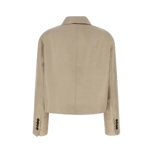 Buttoned Shirt Blazer