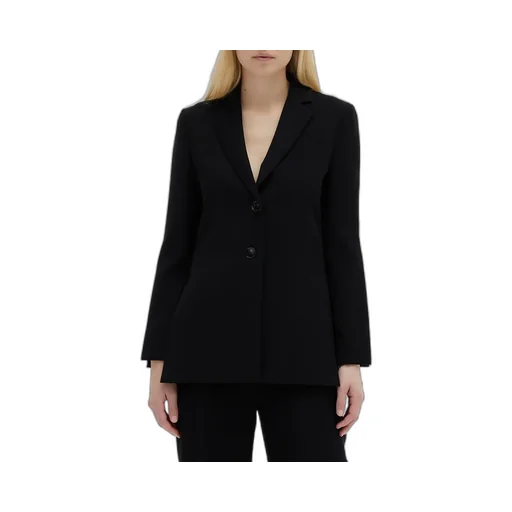 Long-Sleeved Side Slit Blazer
