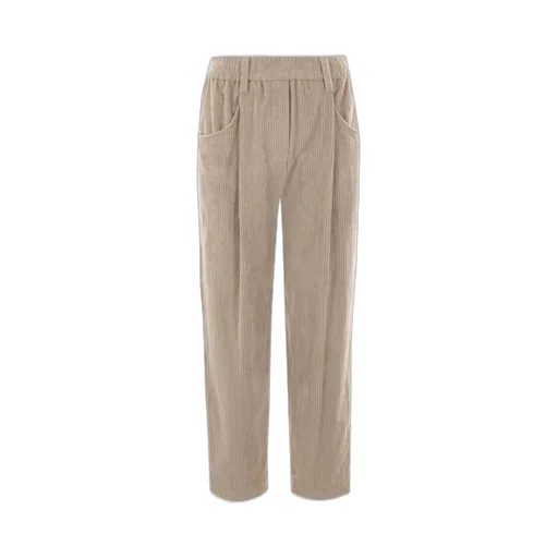 Cropped Baggy Trousers