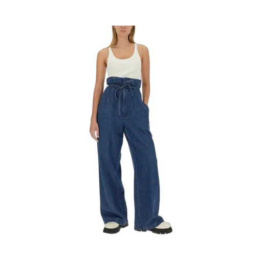 Wide-Leg Palazzo Jeans