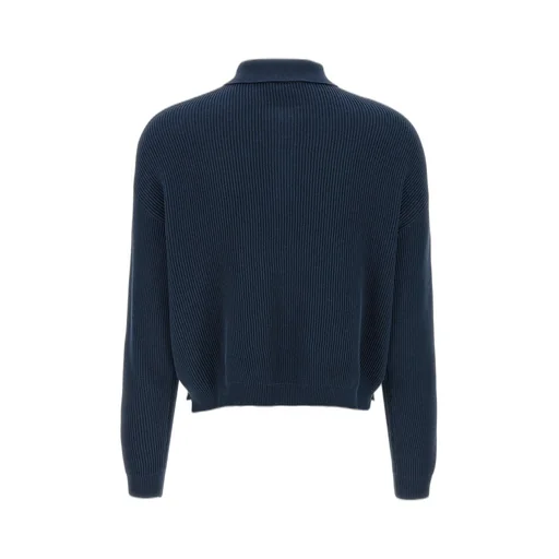 English Rib Knit Polo Shirt