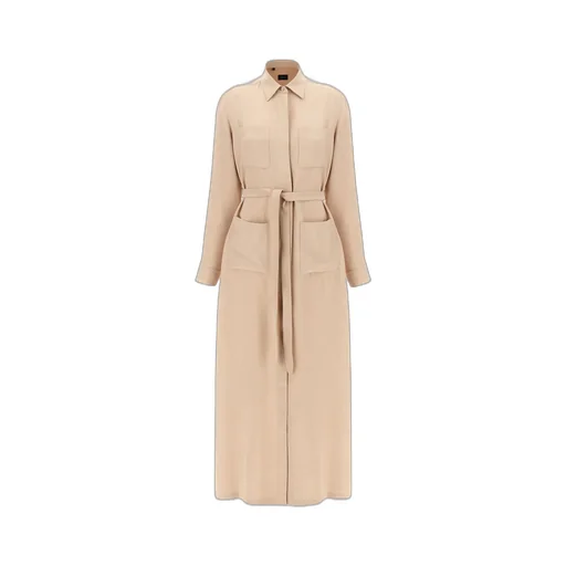 Tie-Waisted Workwear Dress