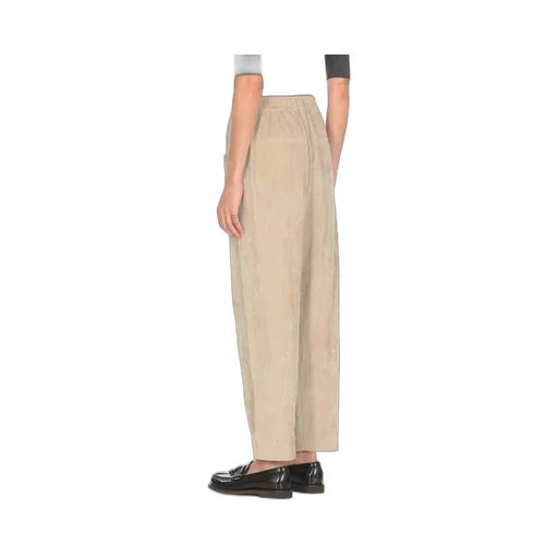 Cropped Baggy Trousers