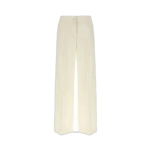 Pleat Wide-Leg Pants