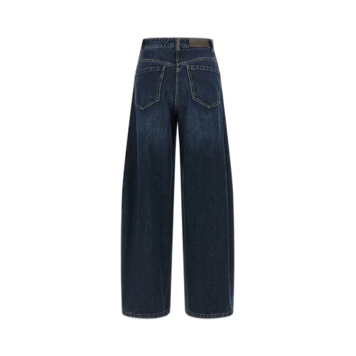 Mid-Waisted Wide-Leg Jeans