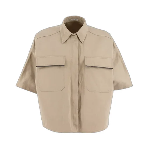 Collared Short-Sleeve Shirt