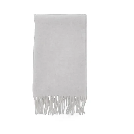 Logo Detailed Fringed Edge Scarf