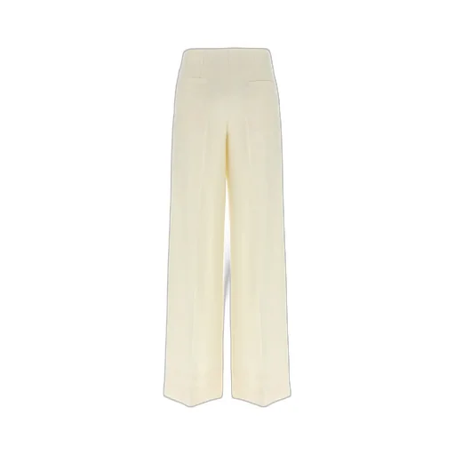 Pleat Wide-Leg Pants