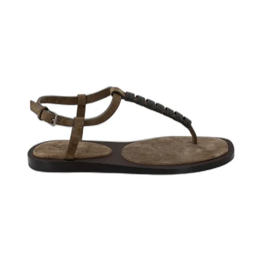 Detailed Thong Sandals