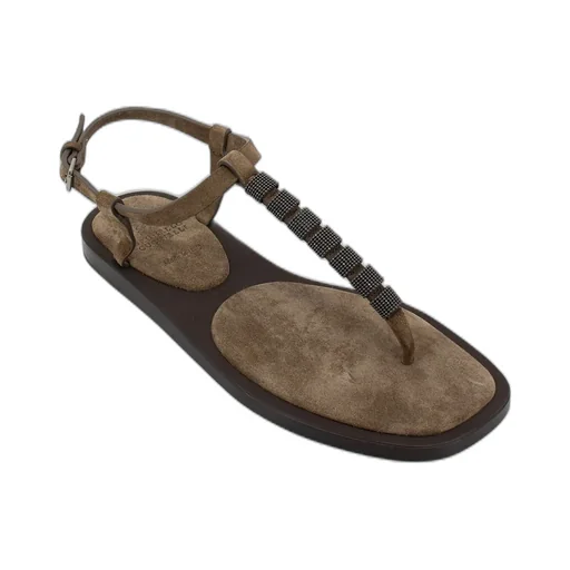 Detailed Thong Sandals
