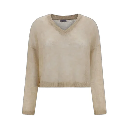 V-Neck Knitted Jumper