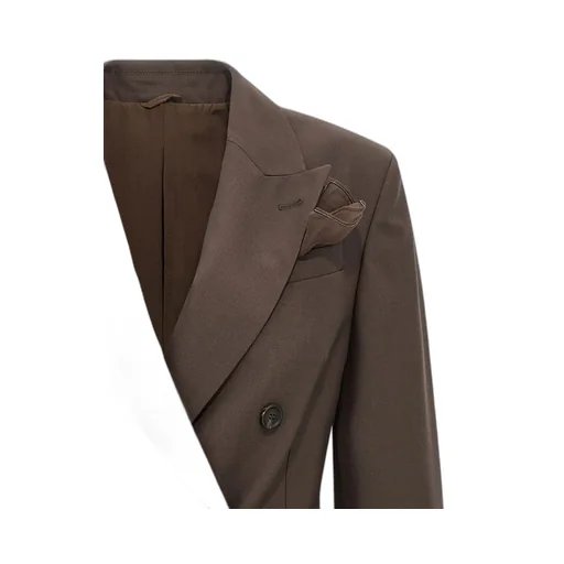 Double-Breasted Long Sleeved Blazer