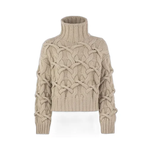 High Neck Knitted Jumper