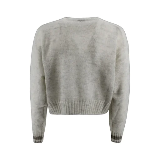 Sparkling Striped Cuffs Jumper